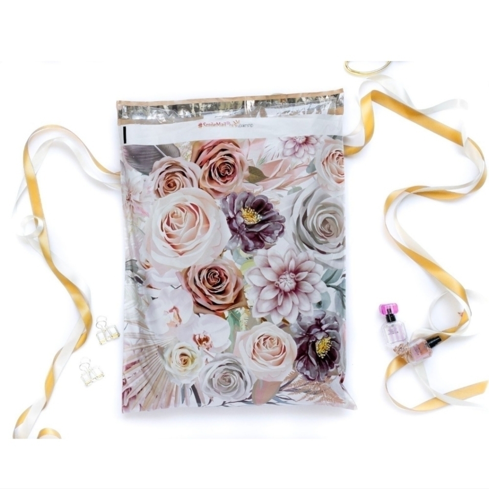 30 BOHO FLORAL THEMED POLYMAILER BUNDLE•30 PACK - Picture 8 of 9